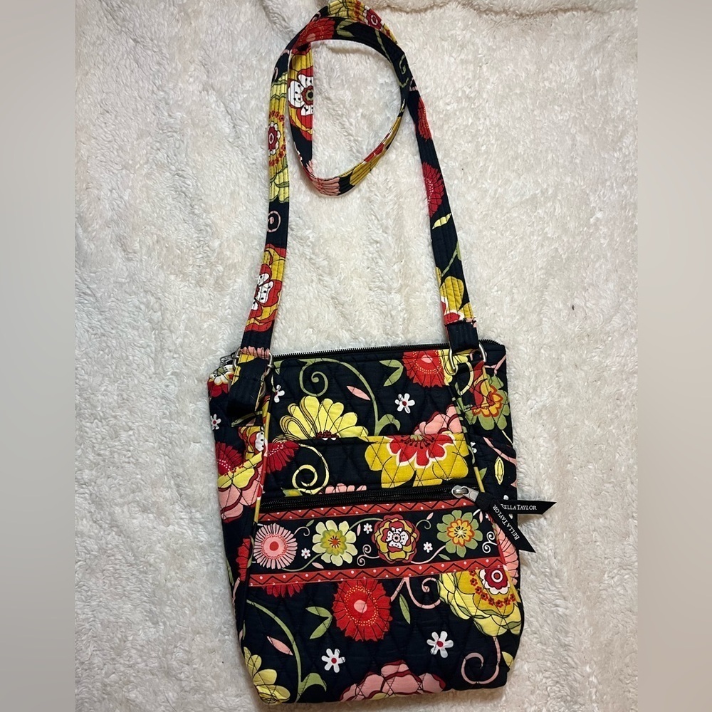 Bella Taylor Quilted Floral Crossbody